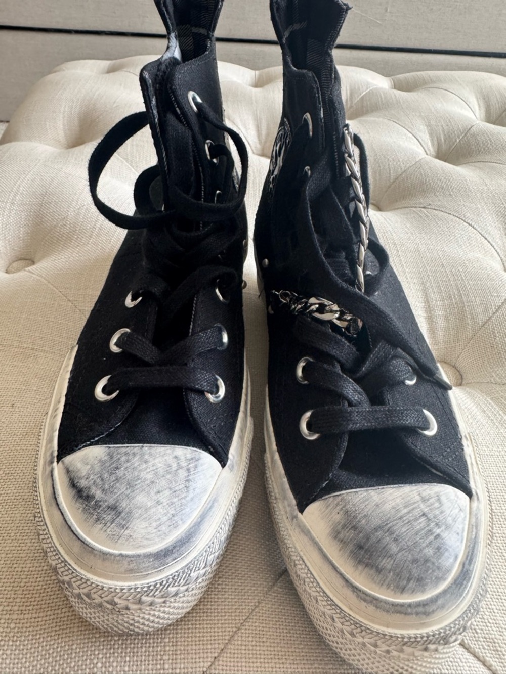 Converse Chuck Taylor All Star High Top Lift Platform Punk Size 3
